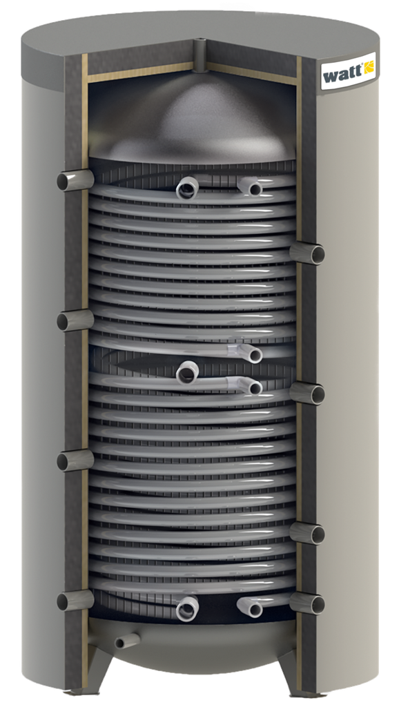 WATT HYGENIC Zbiornik buforowy 1W INOX + 2W 500l