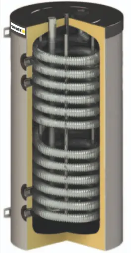 [WBH1.120] WATT HYGENIC Zbiornik buforowy 1W INOX 120l