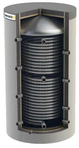 [WBH1.400] WATT HYGENIC Zbiornik buforowy 1W INOX 400l