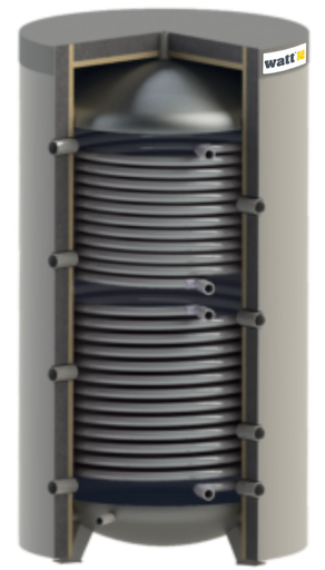 [WBS2.1000] WATT SLIM Zbiornik buforowy 2W 1000l